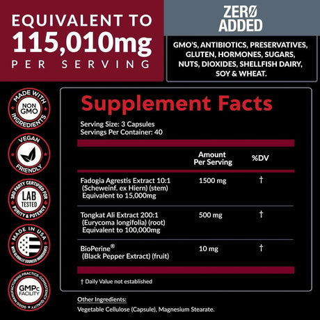 RAINBOW NUTRIENTS - Rainbow Nutrients Fadogia Agrestis 15,000Mg. Tongkat Ali 100,000Mg. 120 Capsulas - The Red Vitamin MX - Suplementos Alimenticios - {{ shop.shopifyCountryName }}