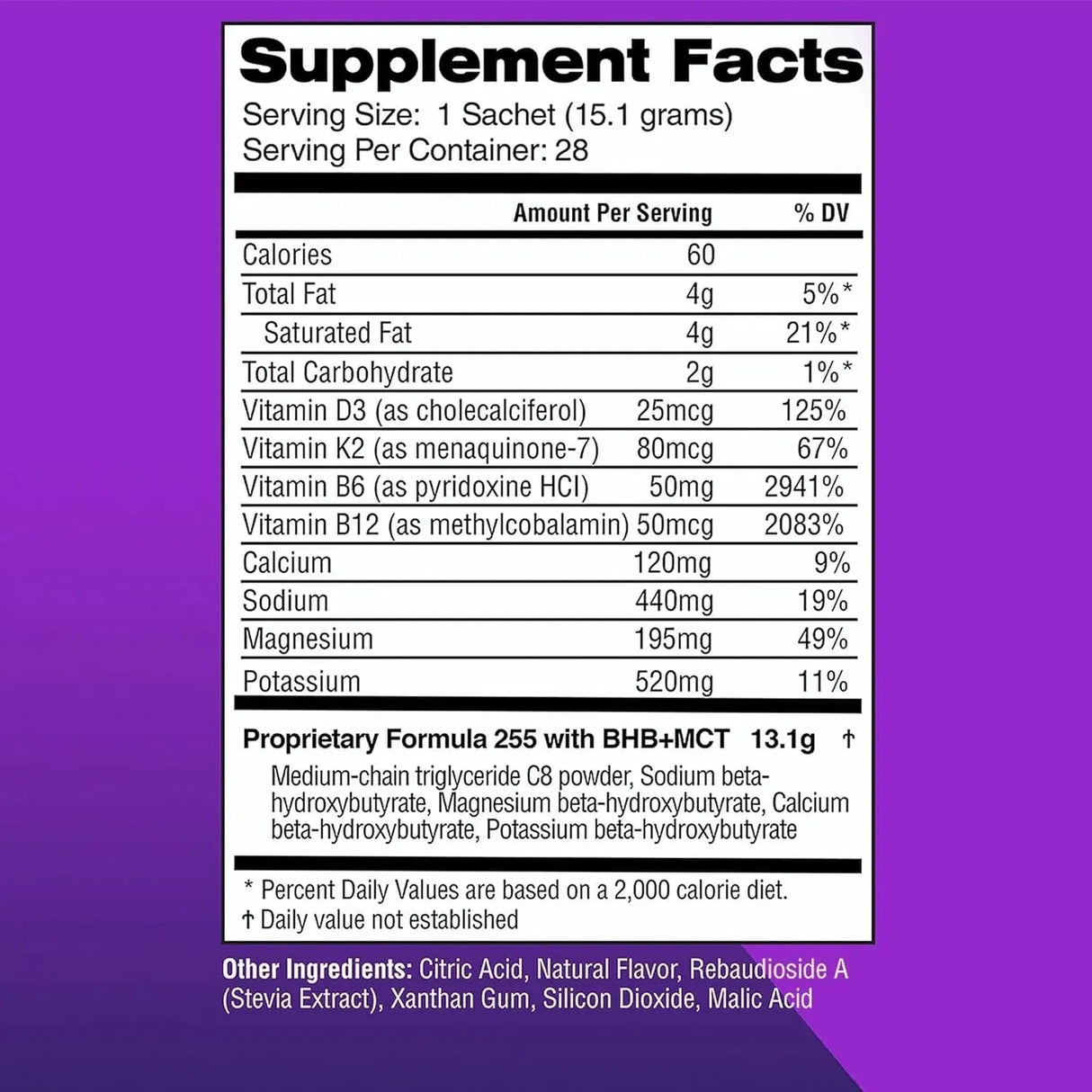 REAL KETONES - Real Ketones MCT & BHB Exogenous Ketones Drink Mix Grape 30 Paquetes - The Red Vitamin MX - Suplementos Alimenticios - {{ shop.shopifyCountryName }}