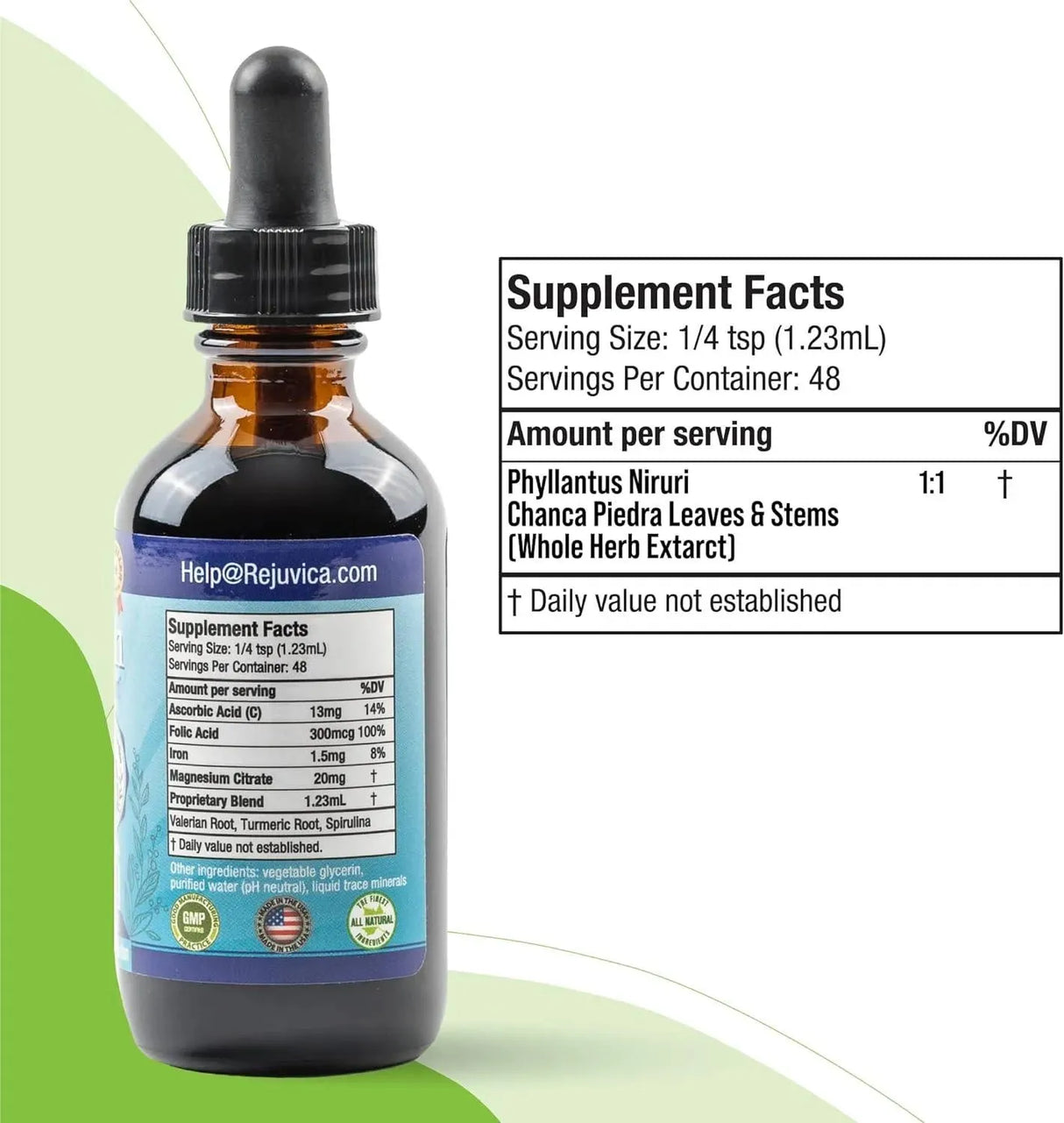 REJUVICA HEALTH - Rejuvica Health Cleanse Drops Advanced Kidney & Gallbladder Cleanse Support 59Ml. 2 Pack - The Red Vitamin MX - Suplementos Alimenticios - {{ shop.shopifyCountryName }}