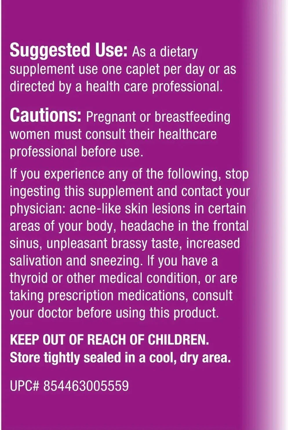 RELENTLESS IMPROVEMENT - Relentless Improvement Iodine Sublime 12.5Mg. 200 Tabletas - The Red Vitamin MX - Suplementos Alimenticios - {{ shop.shopifyCountryName }}