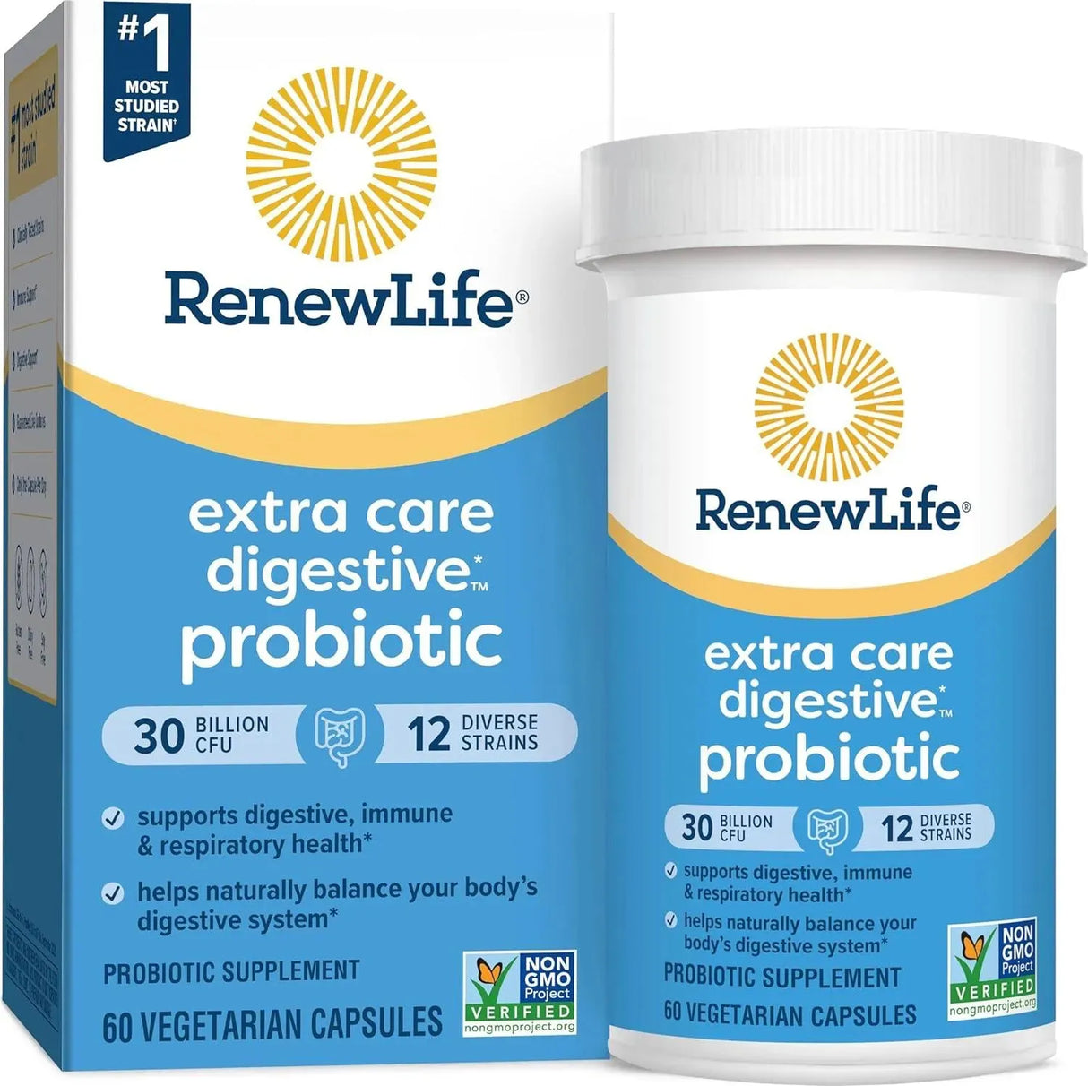 RENEWLIFE - Renew Life Extra Care Probiotic 30 Billion CFU 60 Capsulas - The Red Vitamin MX - Suplementos Alimenticios - {{ shop.shopifyCountryName }}
