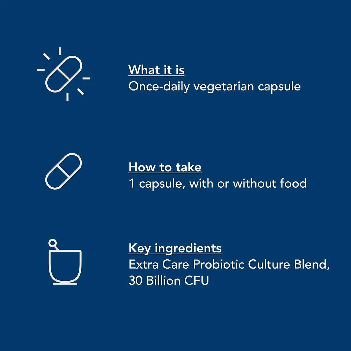 RENEWLIFE - Renew Life Extra Care Probiotic 60 Capsulas - The Red Vitamin MX - Suplementos Alimenticios - {{ shop.shopifyCountryName }}