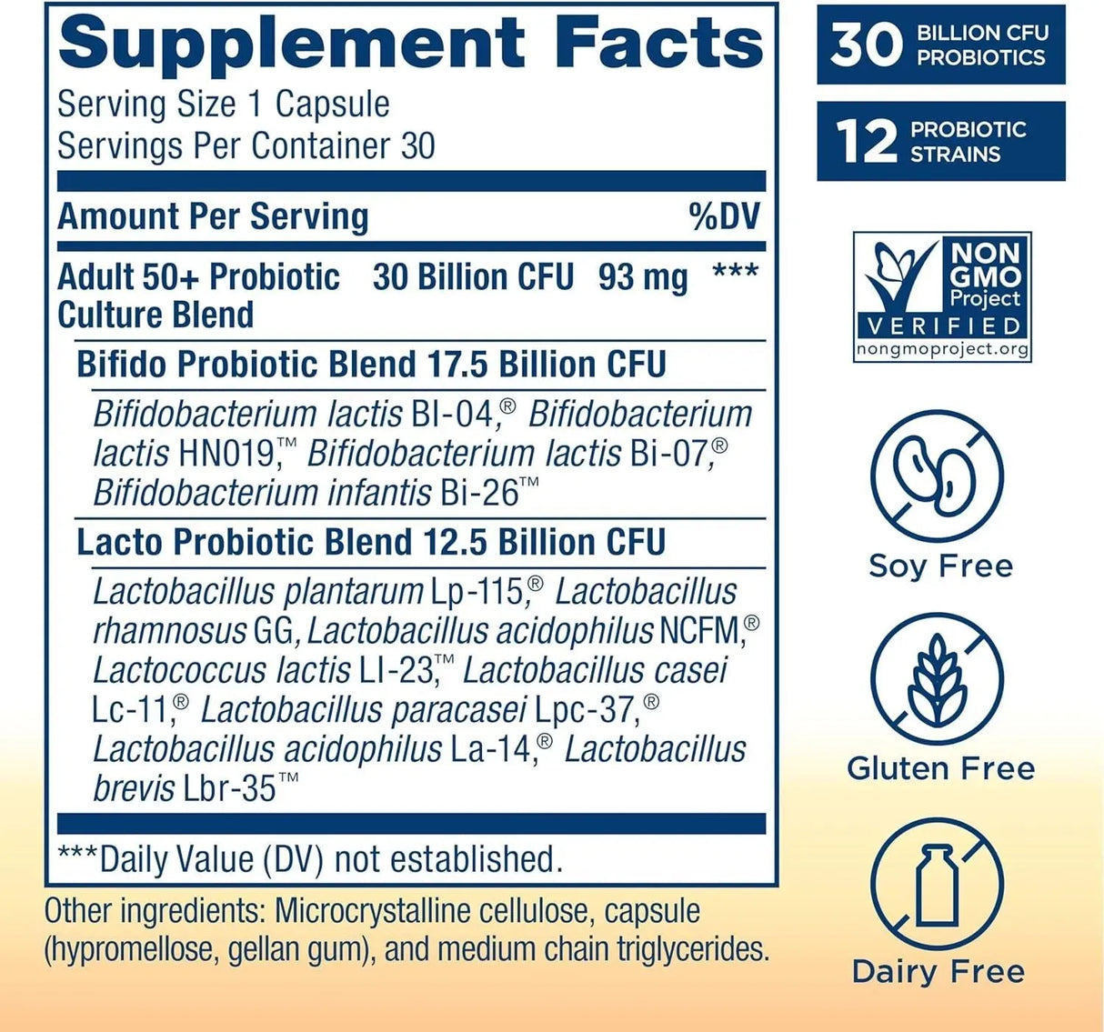 RENEWLIFE - Renew Life Probiotic Adult 50 Plus 90 Capsulas - The Red Vitamin MX - Suplementos Alimenticios - {{ shop.shopifyCountryName }}