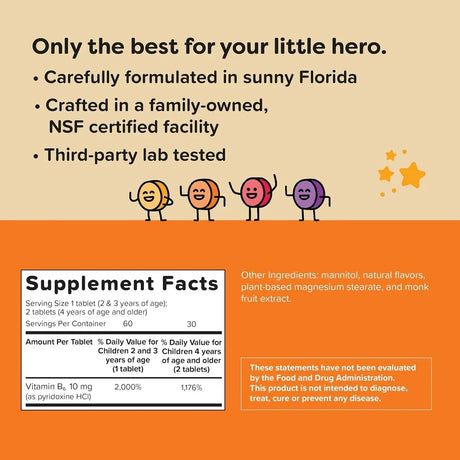 RENZO'S - Renzo’s Bright & Brainy Vitamin B6 60 Tabletas Disolubles - The Red Vitamin MX - Suplementos Alimenticios - {{ shop.shopifyCountryName }}