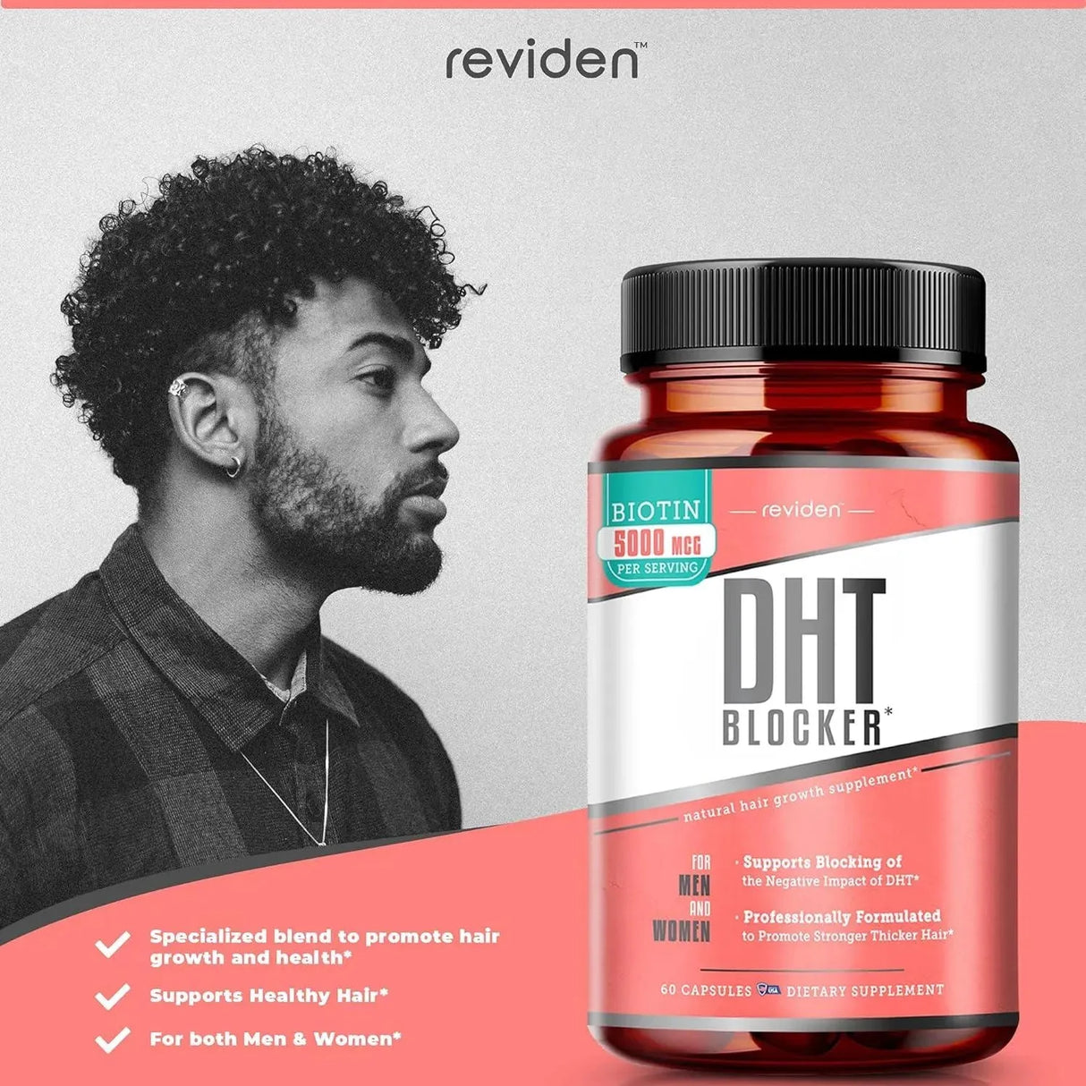 REVIDEN - Reviden DHT Blocker for Hair Growth 60 Capsulas - The Red Vitamin MX - Suplementos Alimenticios - {{ shop.shopifyCountryName }}