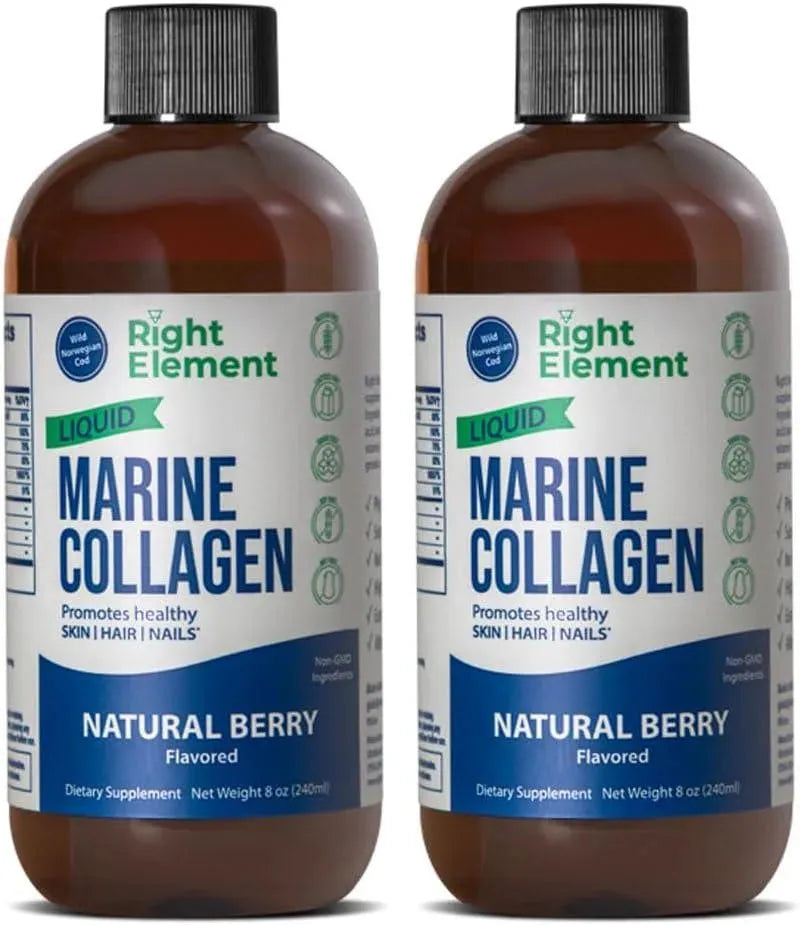 RIGHT ELEMENT - Right Element Liquid Marine Collagen 240Ml. 2 Pack - The Red Vitamin MX - Suplementos Alimenticios - {{ shop.shopifyCountryName }}