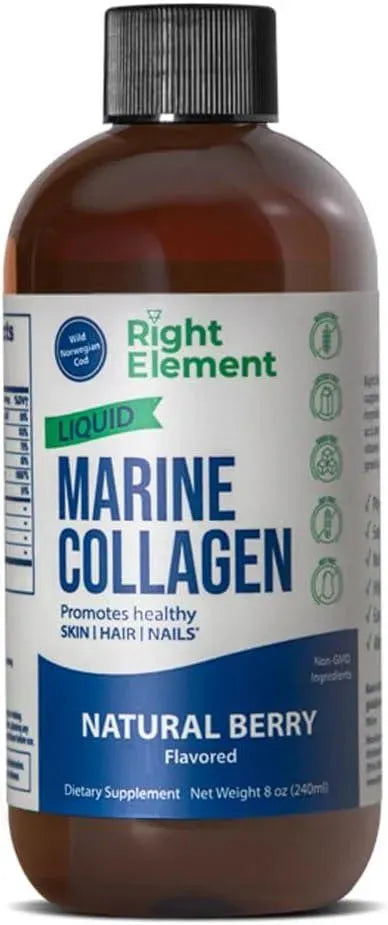 RIGHT ELEMENT - Right Element Liquid Marine Collagen 240Ml. - The Red Vitamin MX - Suplementos Alimenticios - {{ shop.shopifyCountryName }}