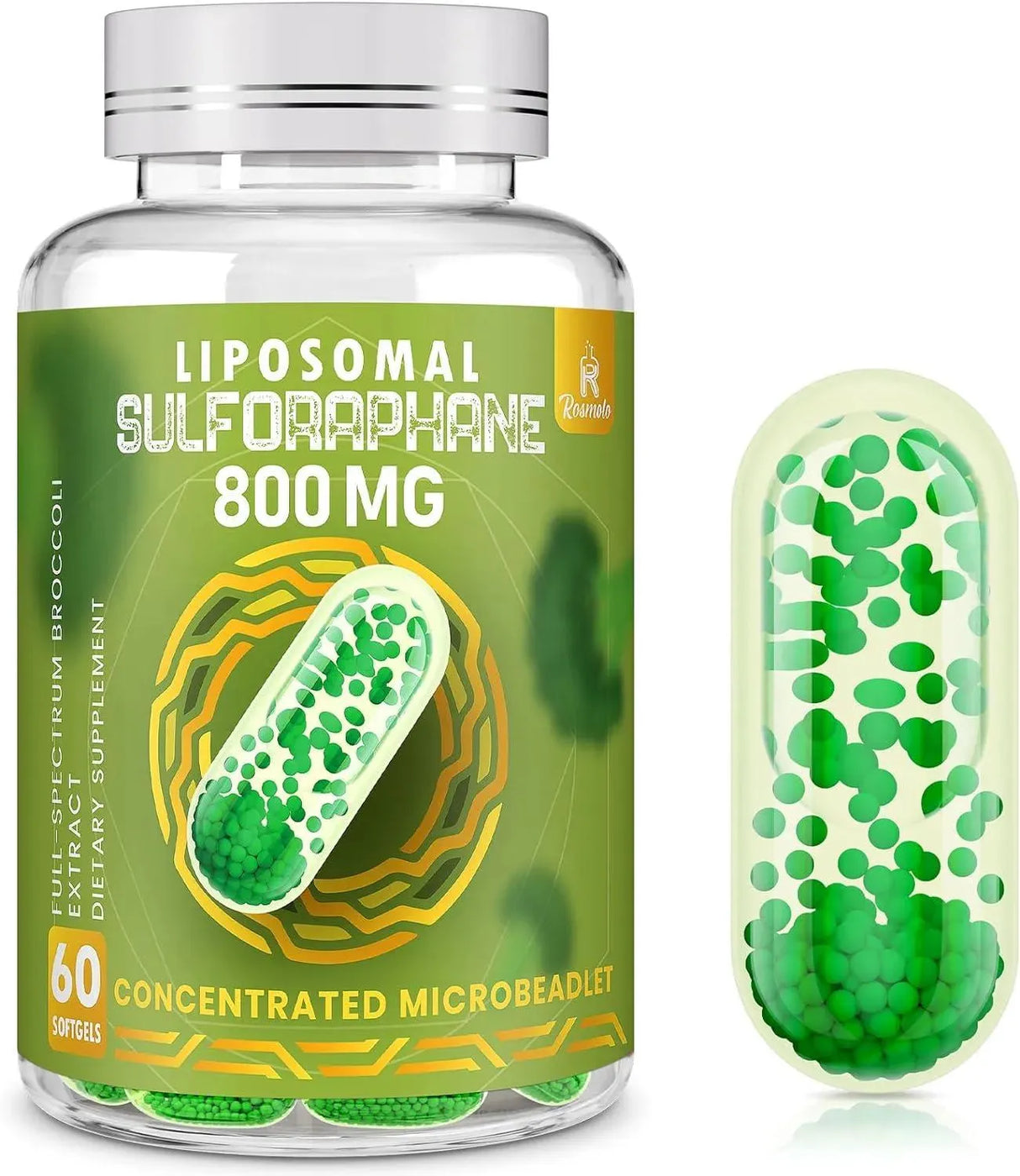 ROSMOLO - Rosmolo Liposomal Sulforaphane 800Mg. 60 Capsulas Blandas - The Red Vitamin MX - Suplementos Alimenticios - {{ shop.shopifyCountryName }}