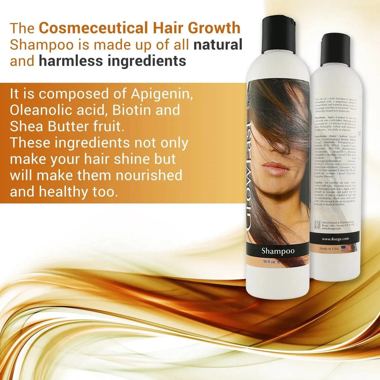 ROZGE - Rozge Cosmeceutical Hair Growth Shampoo with Biotin 295Ml. - The Red Vitamin MX - Shampoo Para Cabello - {{ shop.shopifyCountryName }}