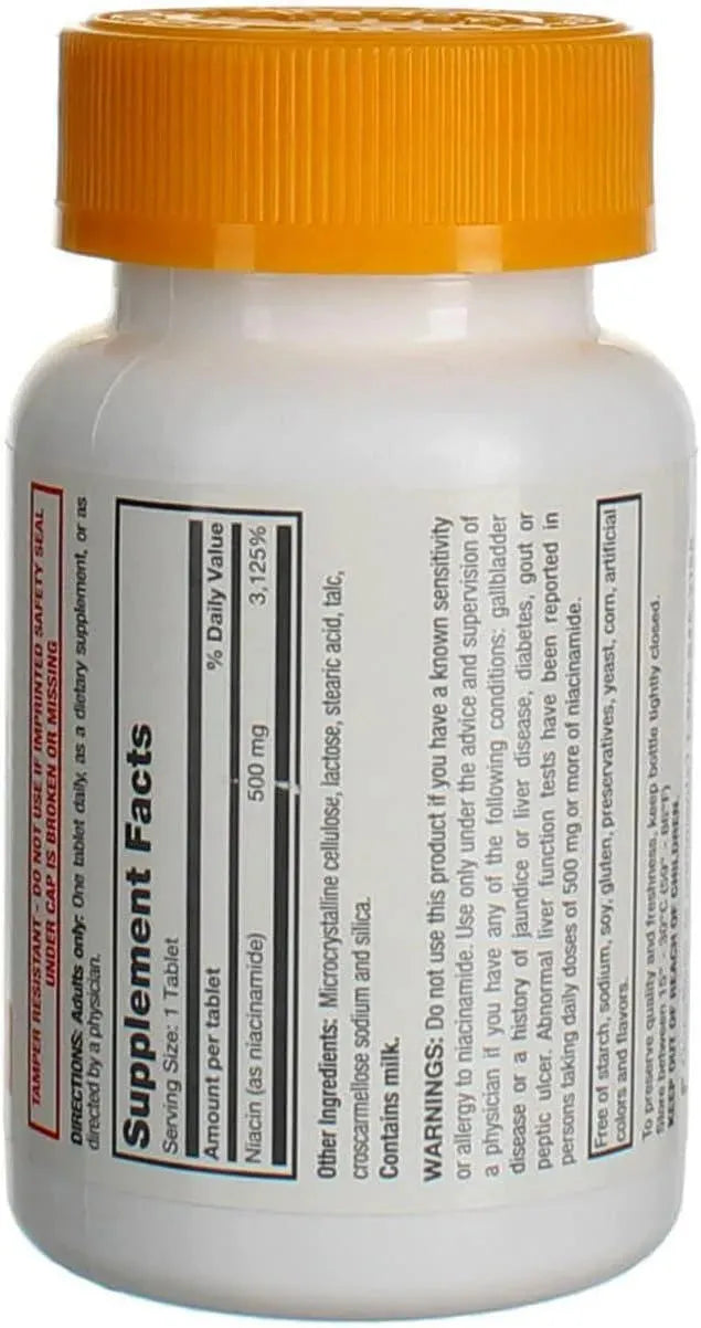 RUGBY LABORATORIES - Rugby Niacinamide 500Mg. 100 Tabletas - The Red Vitamin MX - Suplementos Alimenticios - {{ shop.shopifyCountryName }}