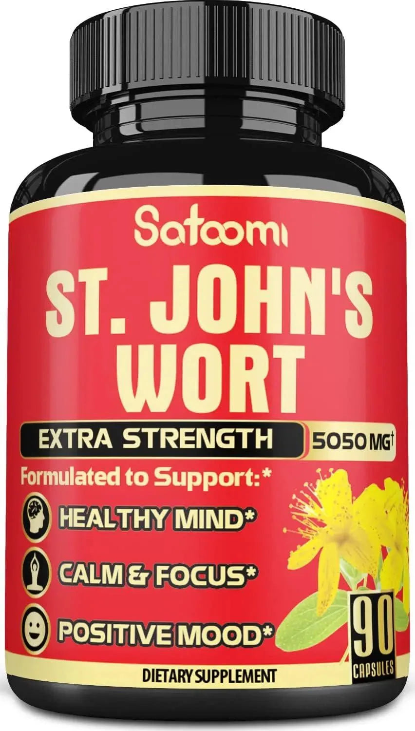 SATOOMI - Satoomi St. John's Wort 5050Mg. 90 Capsulas - The Red Vitamin MX - Suplementos Alimenticios - {{ shop.shopifyCountryName }}