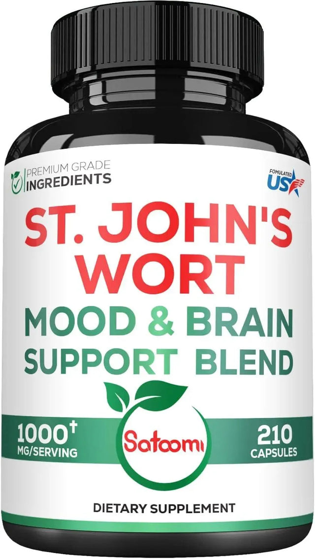 SATOOMI - Satoomi St Johns Wort 1000Mg. 210 Capsulas - The Red Vitamin MX - Suplementos Alimenticios - {{ shop.shopifyCountryName }}