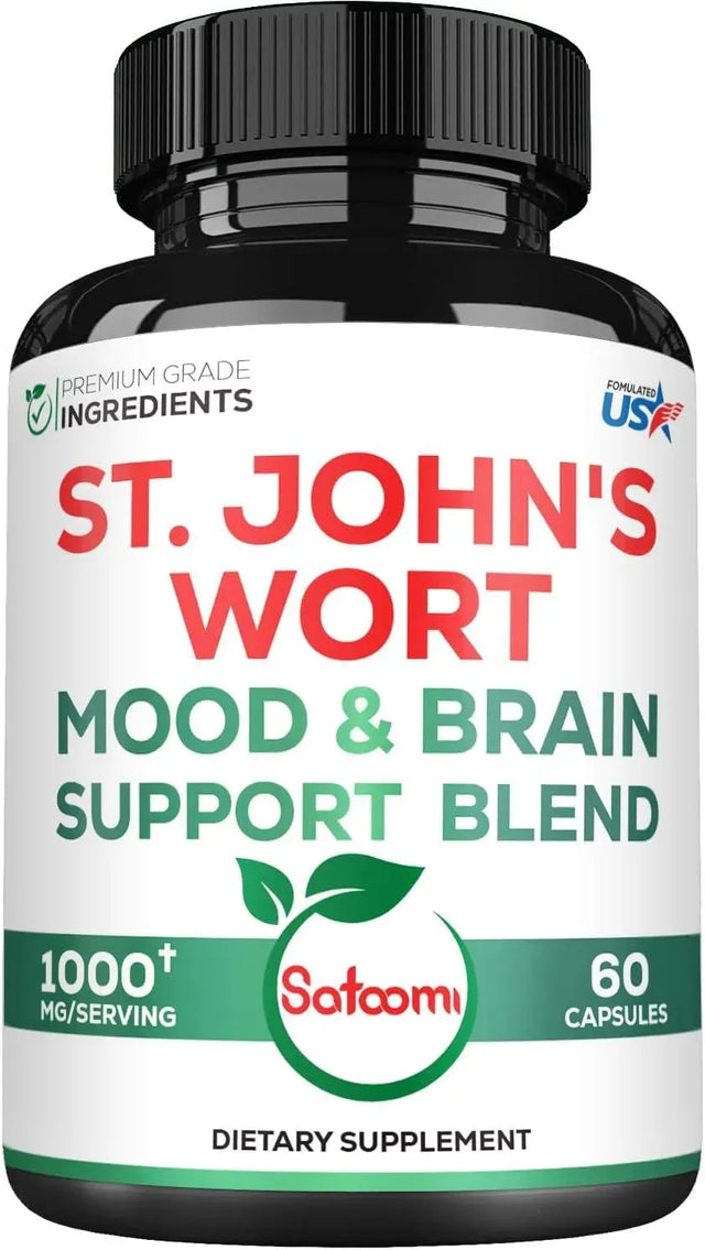 SATOOMI - Satoomi St Johns Wort 1000Mg. 60 Capsulas - The Red Vitamin MX - Suplementos Alimenticios - {{ shop.shopifyCountryName }}