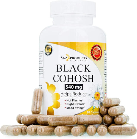 SAZ PRODUCTS - Saz Products Limited Whole Root Black Cohosh 540Mg. 90 Capsulas - The Red Vitamin MX - Suplementos Alimenticios - {{ shop.shopifyCountryName }}