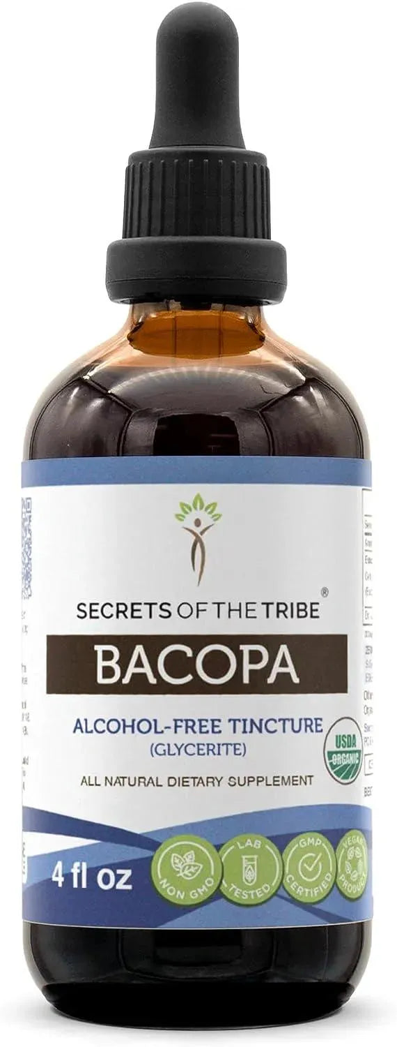 SECRETS OF THE TRIBE - Secrets of the Tribe Bacopa USDA Organic Extract 4 Fl. Oz. - The Red Vitamin MX - Suplementos Alimenticios - {{ shop.shopifyCountryName }}