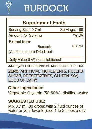 SECRETS OF THE TRIBE - Secrets of the Tribe Burdock Tincture 4 Fl.Oz. - The Red Vitamin MX - Suplementos Alimenticios - {{ shop.shopifyCountryName }}