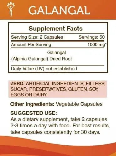SECRETS OF THE TRIBE - Secrets of the Tribe Galangal 120 Capsulas - The Red Vitamin MX - Suplementos Alimenticios - {{ shop.shopifyCountryName }}