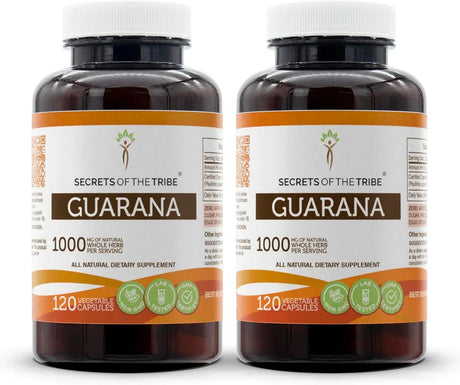 SECRETS OF THE TRIBE - Secrets of the Tribe Guarana 1000Mg. 120 Capsulas 2 Pack - The Red Vitamin MX - Suplementos Alimenticios - {{ shop.shopifyCountryName }}