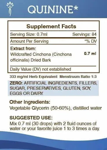 SECRETS OF THE TRIBE - Secrets of the Tribe Quinine Tincture 2 Fl.Oz. - The Red Vitamin MX - Suplementos Alimenticios - {{ shop.shopifyCountryName }}