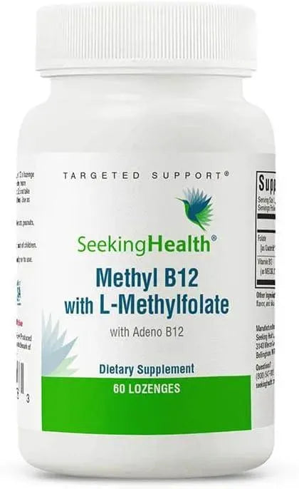 SEEKING HEALTH - Seeking Health Methyl B12 with L-Methylfolate 60 Tabletas - The Red Vitamin MX - Suplementos Alimenticios - {{ shop.shopifyCountryName }}