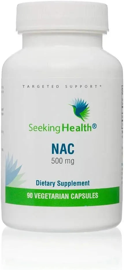 SEEKING HEALTH - Seeking Health NAC N-Acetyl-L-Cysteine 500Mg. 90 Capsulas - The Red Vitamin MX - Suplementos Alimenticios - {{ shop.shopifyCountryName }}