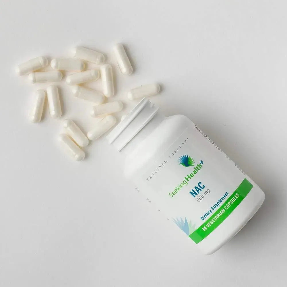 SEEKING HEALTH - Seeking Health NAC N-Acetyl-L-Cysteine 500Mg. 90 Capsulas - The Red Vitamin MX - Suplementos Alimenticios - {{ shop.shopifyCountryName }}