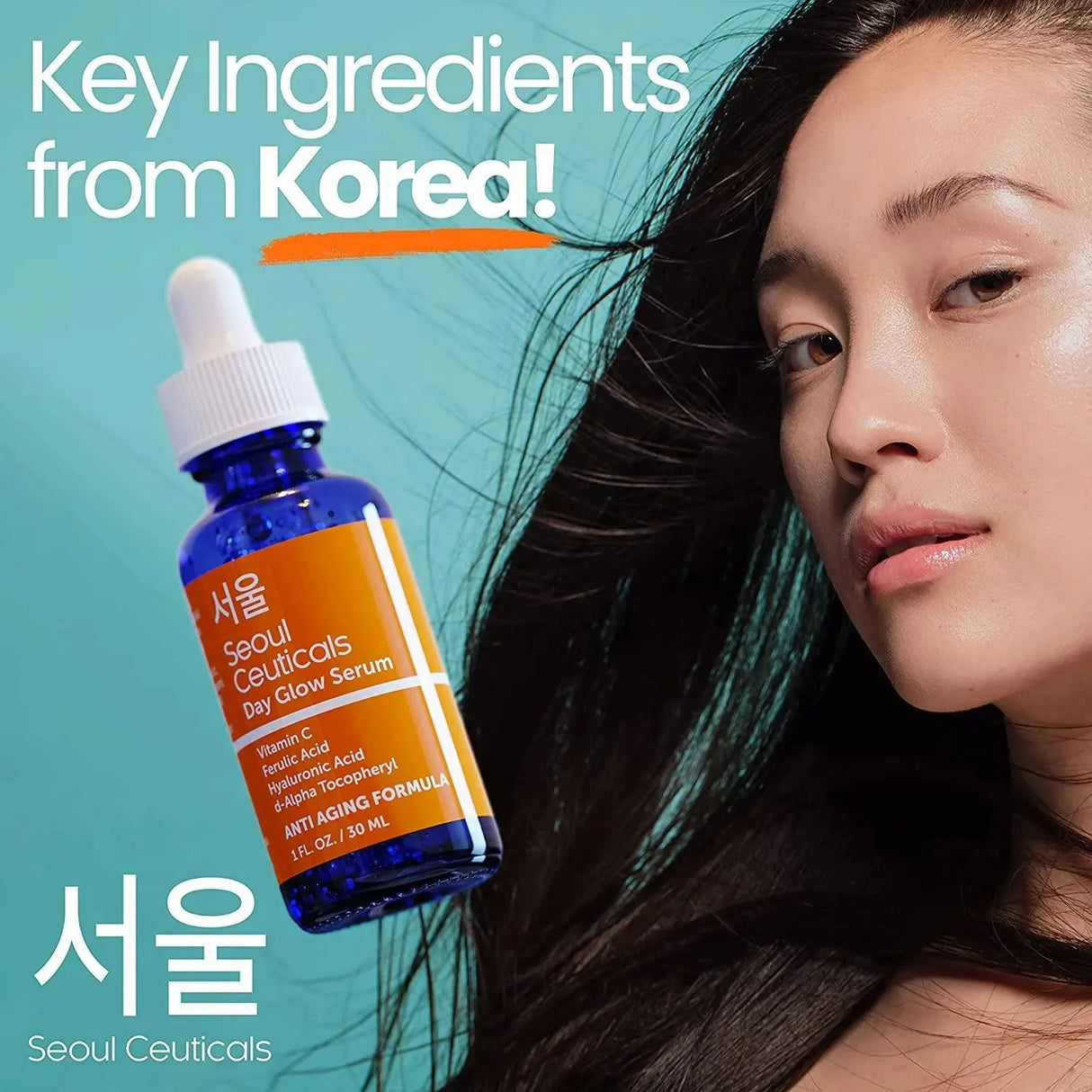 SEOULCEUTICALS - SeoulCeuticals Korean Skin Care Korean Beauty - 20% Vitamin C Hyaluronic Acid Serum + CE Ferulic Acid 30Ml. - The Red Vitamin MX - Sueros Para La Cara - {{ shop.shopifyCountryName }}