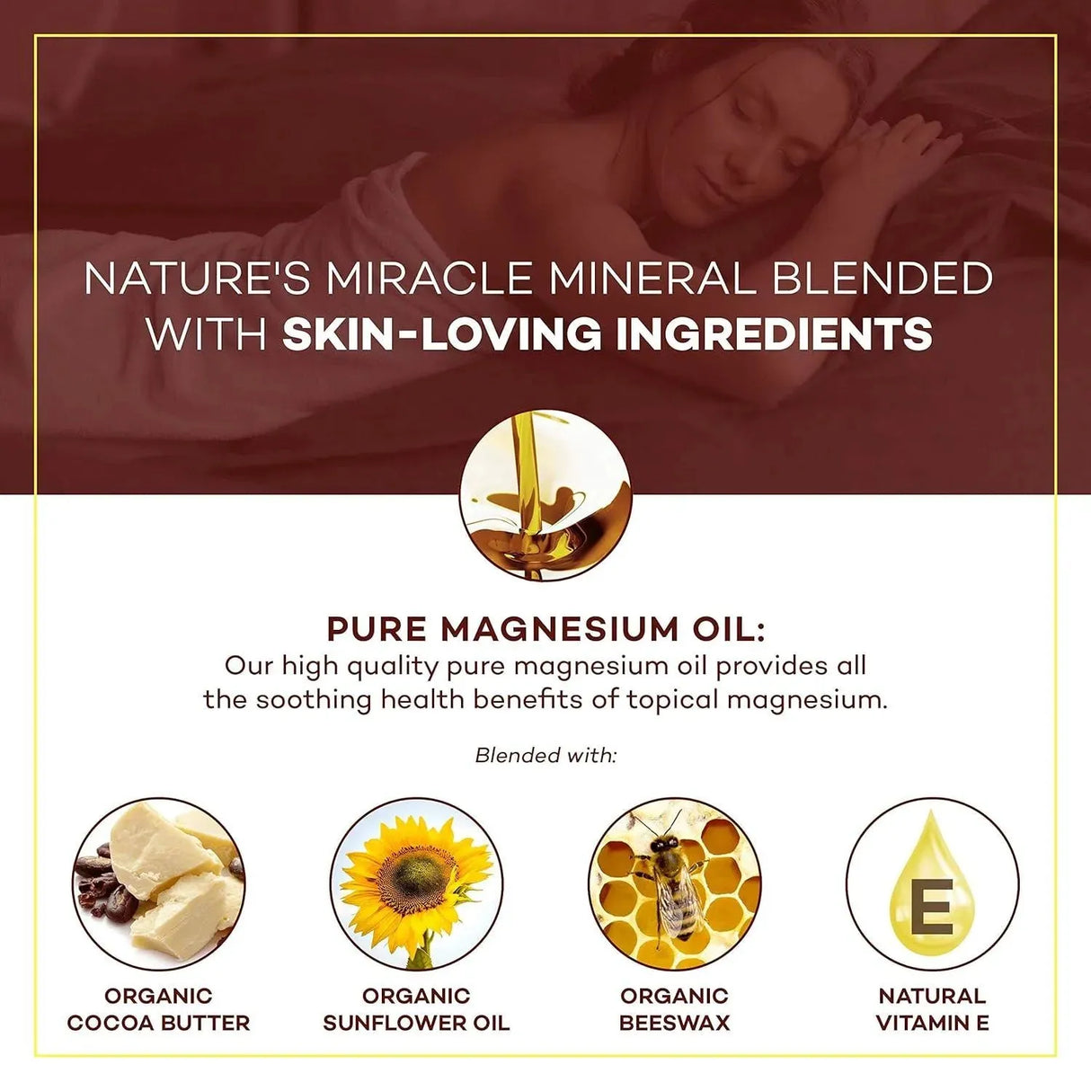 SEVEN MINERALS - Seven Minerals Natural Magnesium Cream 237Ml. - The Red Vitamin MX - Cremas Corporales - {{ shop.shopifyCountryName }}