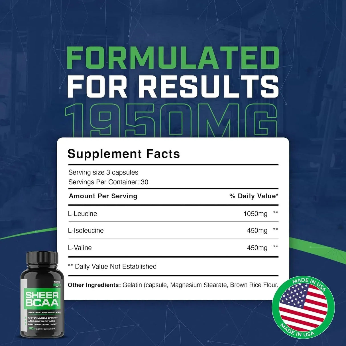 SHEER STRENGTH LABS - Sheer Strength Labs BCAA Amino Acids 90 Capsulas - The Red Vitamin MX - Suplementos Alimenticios - {{ shop.shopifyCountryName }}