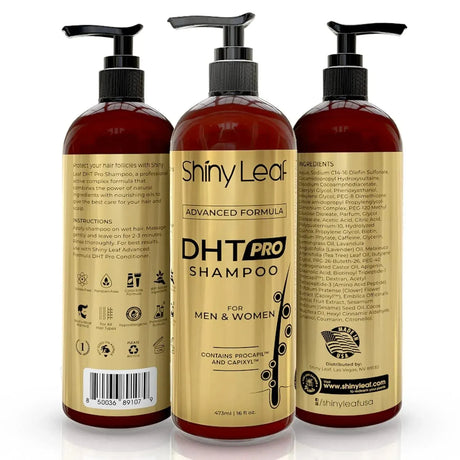 SHINY LEAF - Shiny Leaf DHT Pro Shampoo Advanced Formula with Procapil and Capixyl 473Ml. - The Red Vitamin MX - Shampoo Para Cabello - {{ shop.shopifyCountryName }}