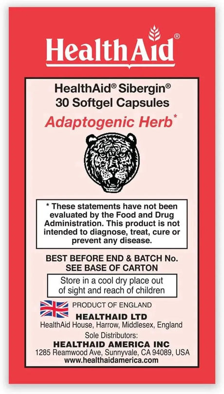 SIBERGIN - Sibergin Siberian Eleuthero 30 Capsulas Blandas - The Red Vitamin MX - Suplementos Alimenticios - {{ shop.shopifyCountryName }}