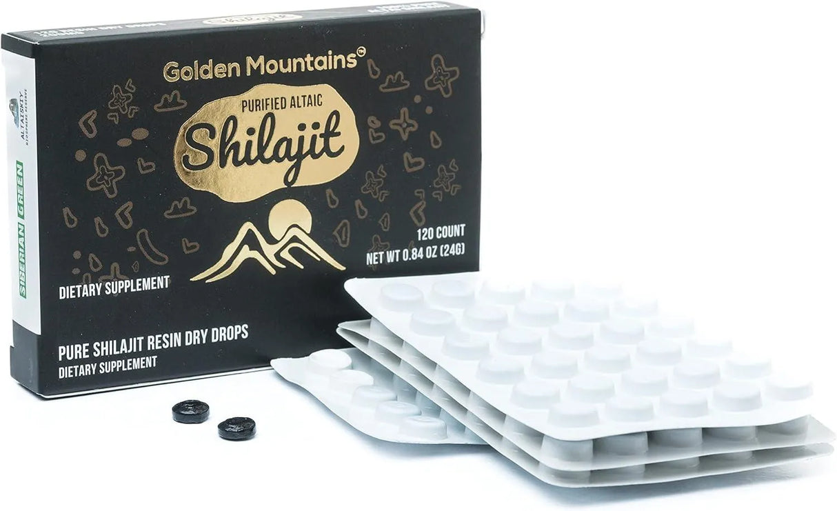SIBERIAN GREEN - Siberian Green Premium Pure Shilajit Dry Drops by Siberian Green Altai "Golden Mountains" 120 Gotas - The Red Vitamin MX - Suplementos Alimenticios - {{ shop.shopifyCountryName }}