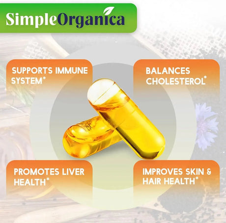 SIMPLE ORGANICA - Simple Organica Black Seed Oil 1000Mg. 90 Capsulas - The Red Vitamin MX - Suplementos Alimenticios - {{ shop.shopifyCountryName }}