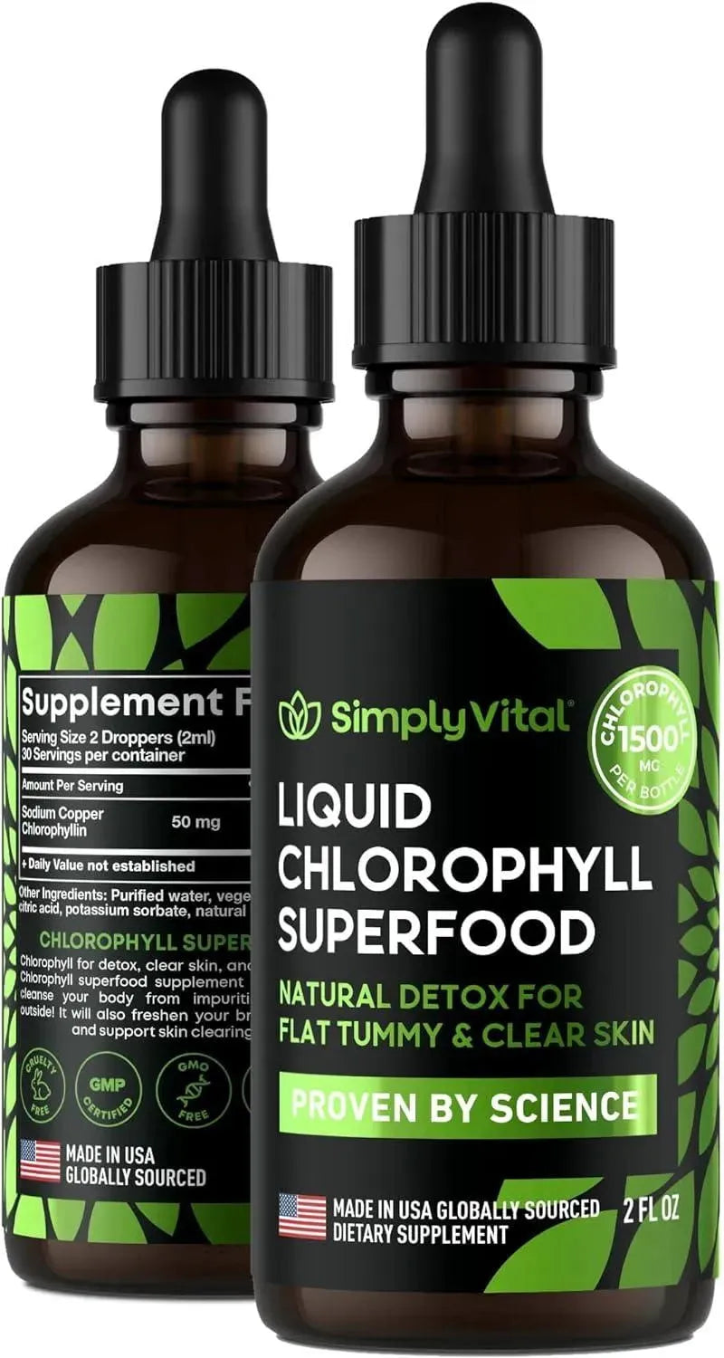 SIMPLY VITAL - SimplyVital Chlorophyll Liquid Drops 2 Fl.Oz. - The Red Vitamin MX - Suplementos Alimenticios - {{ shop.shopifyCountryName }}
