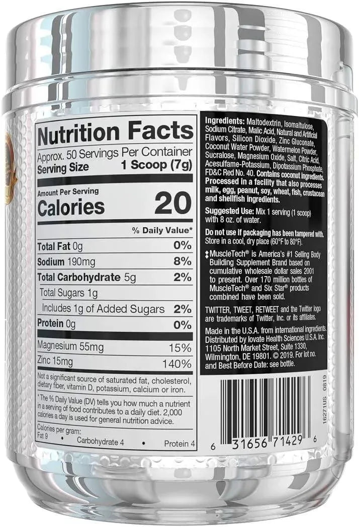 SIX STAR - Electrolyte Powder Six Star Ultimate Hydration Powder 50 Servicios - The Red Vitamin MX - Suplementos Alimenticios - {{ shop.shopifyCountryName }}