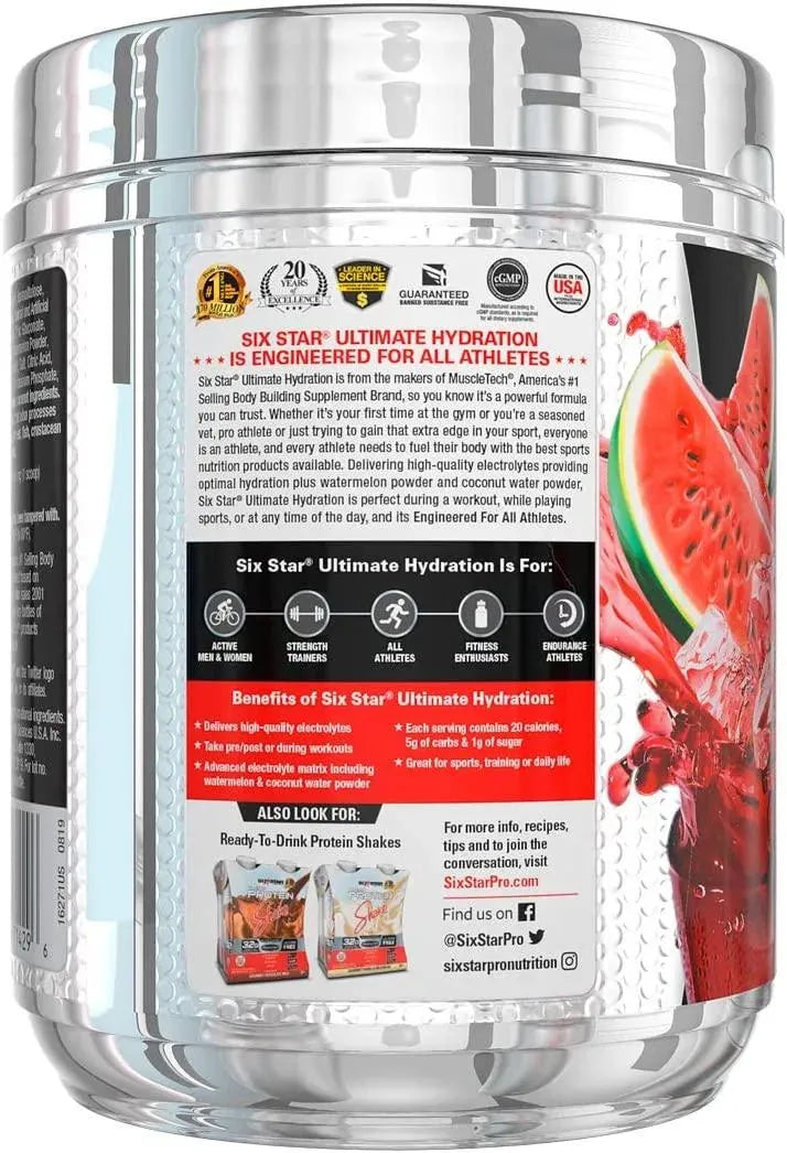 SIX STAR - Electrolyte Powder Six Star Ultimate Hydration Powder 50 Servicios - The Red Vitamin MX - Suplementos Alimenticios - {{ shop.shopifyCountryName }}