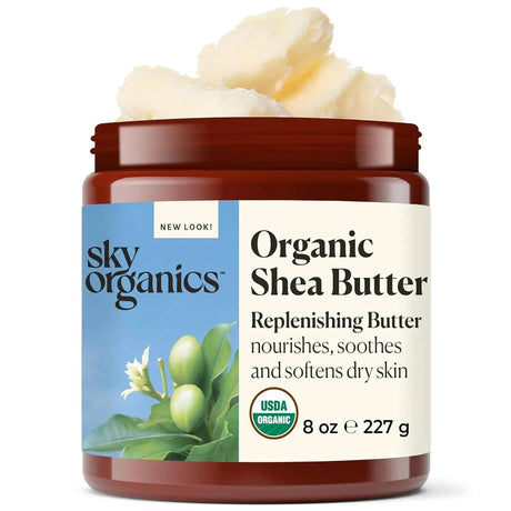 SKY ORGANICS - Sky Organics Organic Shea Butter 227Gr. - The Red Vitamin MX - Cremas Corporales - {{ shop.shopifyCountryName }}
