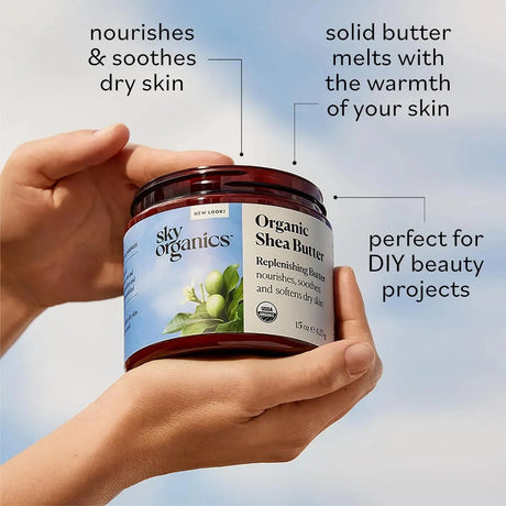 SKY ORGANICS - Sky Organics Organic Shea Butter 425Gr. - The Red Vitamin MX - Cremas Corporales - {{ shop.shopifyCountryName }}