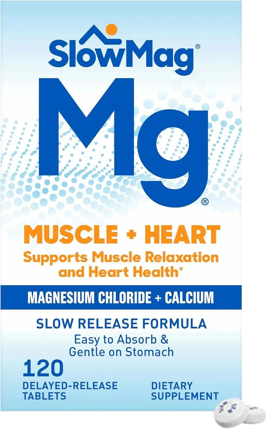 SLOWMAG - SlowMag Muscle + Heart Magnesium Chloride with Calcium 120 Tabletas - The Red Vitamin MX - Suplementos Alimenticios - {{ shop.shopifyCountryName }}