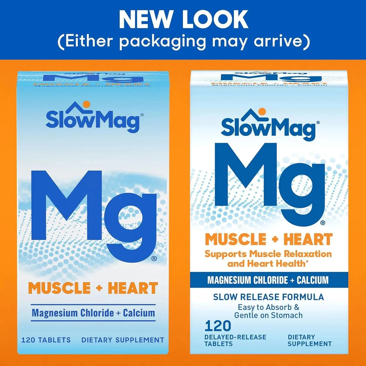 SLOWMAG - SlowMag Muscle + Heart Magnesium Chloride with Calcium 120 Tabletas - The Red Vitamin MX - Suplementos Alimenticios - {{ shop.shopifyCountryName }}