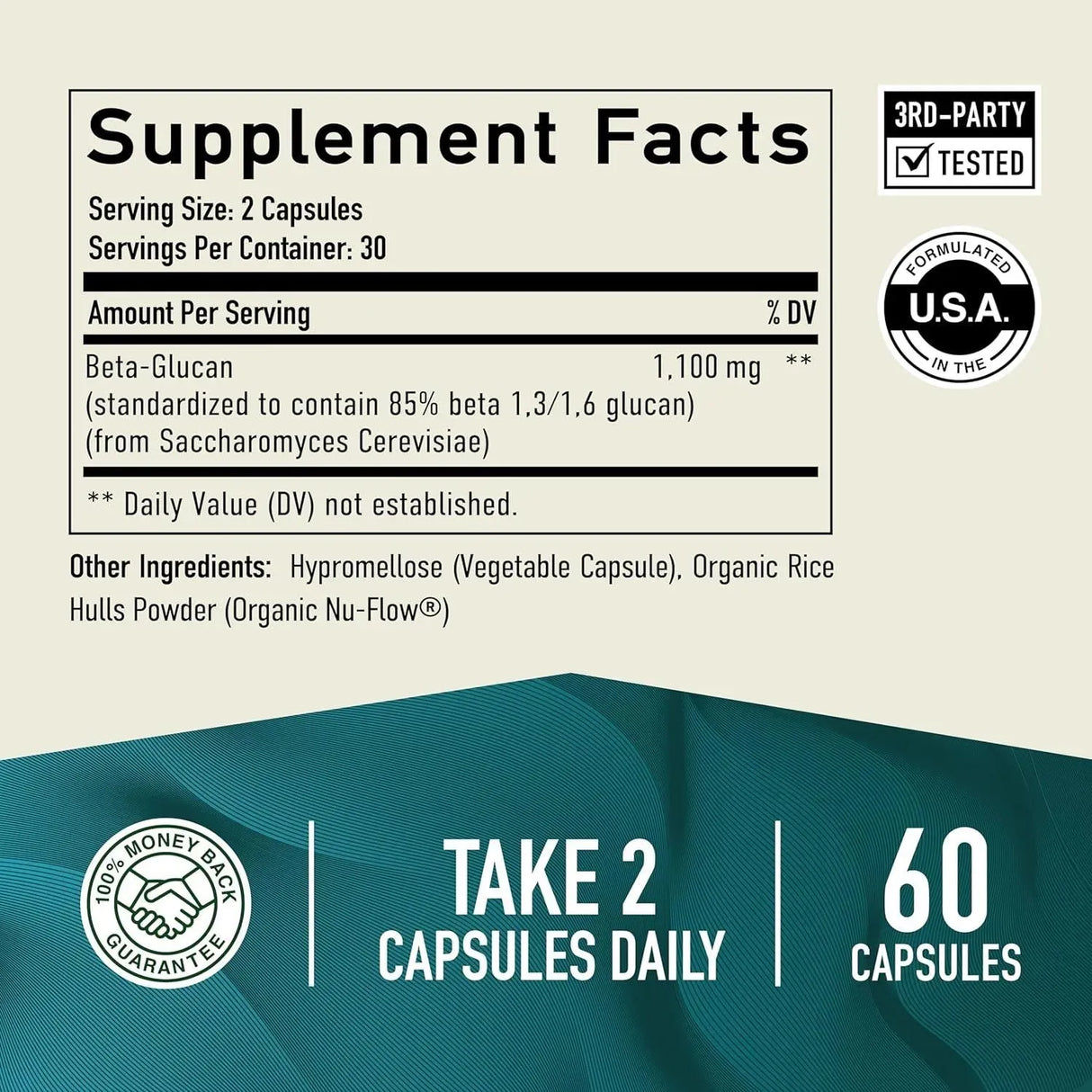 SM Nutrition - SM Nutrition Beta Glucan 1100Mg. 60 Capsulas - The Red Vitamin MX - Suplementos Alimenticios - {{ shop.shopifyCountryName }}