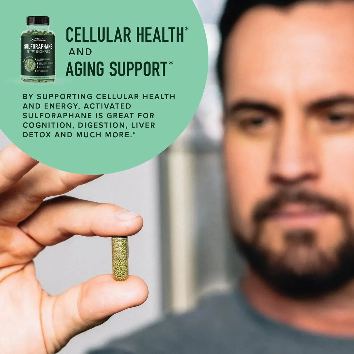 SM Nutrition - SMNutrition Sulforaphane 20Mg. 60 Capsulas - The Red Vitamin MX - Suplementos Alimenticios - {{ shop.shopifyCountryName }}