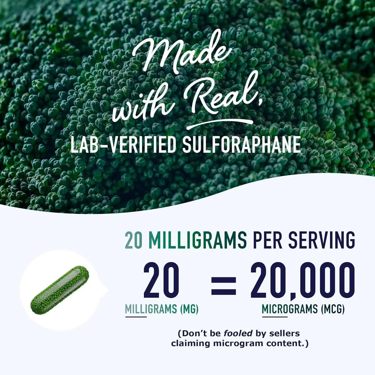 SM Nutrition - SMNutrition Sulforaphane 20Mg. 60 Capsulas - The Red Vitamin MX - Suplementos Alimenticios - {{ shop.shopifyCountryName }}