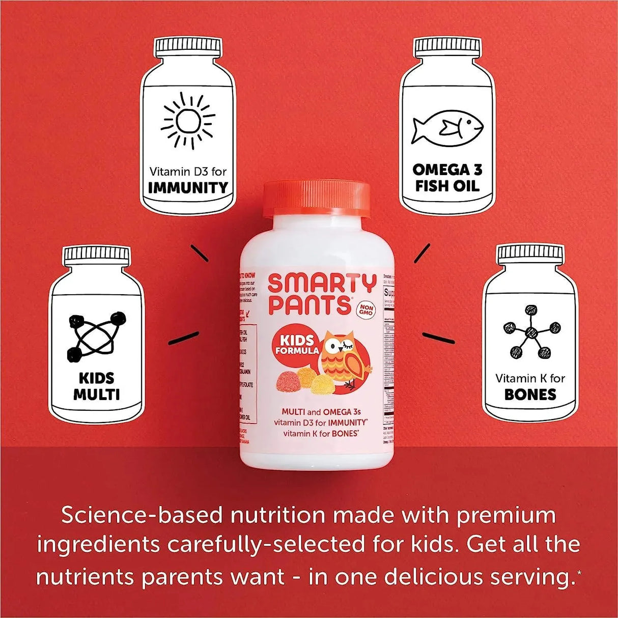 SMARTYPANTS - SmartyPants Kids Formula Daily Gummy Multivitamin 120 Gomitas - The Red Vitamin MX - Suplementos Alimenticios - {{ shop.shopifyCountryName }}