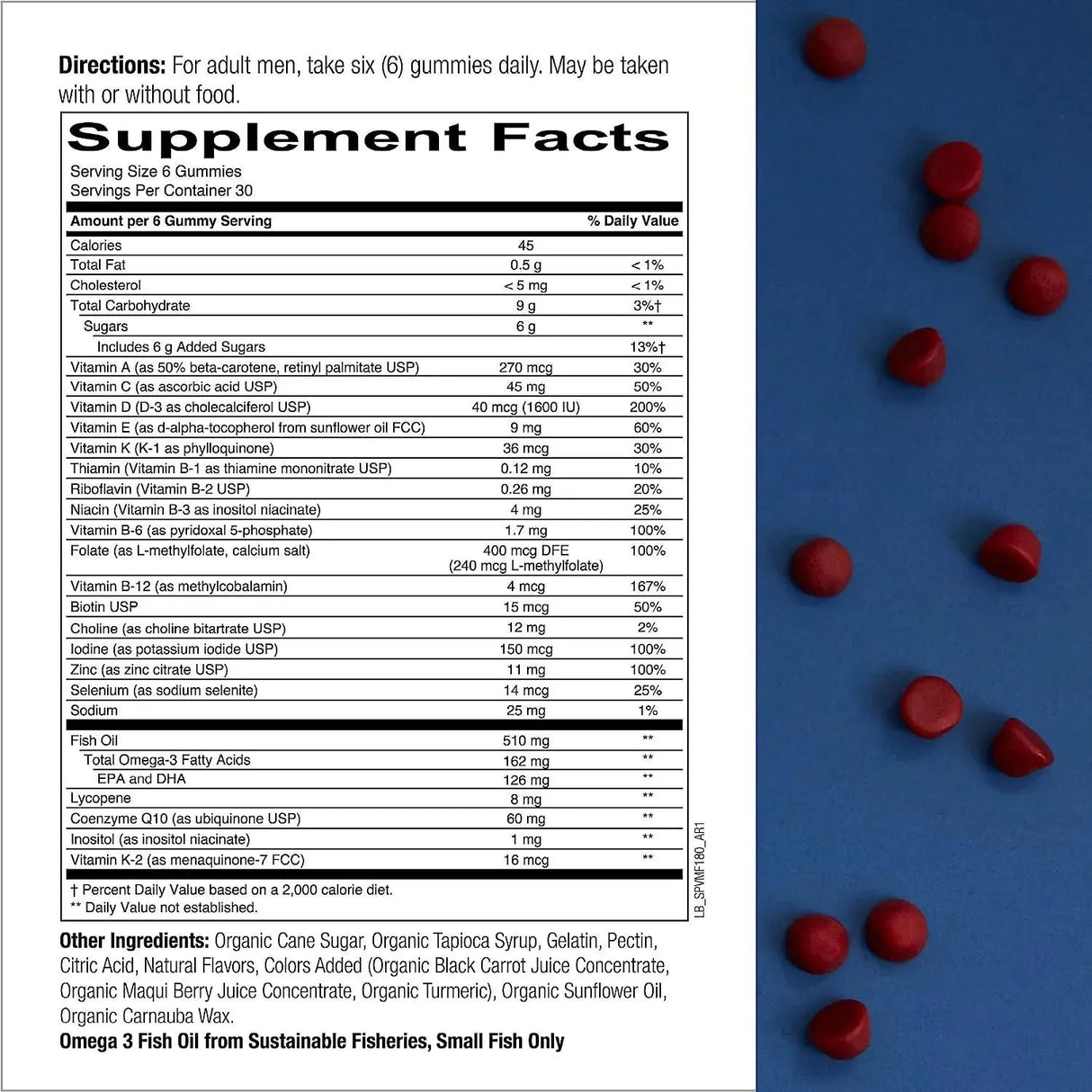 SMARTYPANTS - SmartyPants Men's Formula Daily Multivitamin 180 Gomitas - The Red Vitamin MX - Suplementos Alimenticios - {{ shop.shopifyCountryName }}