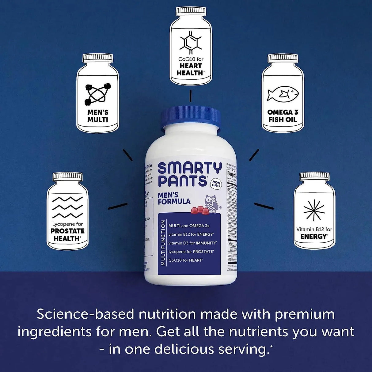 SMARTYPANTS - SmartyPants Men's Formula Daily Multivitamin 180 Gomitas - The Red Vitamin MX - Suplementos Alimenticios - {{ shop.shopifyCountryName }}