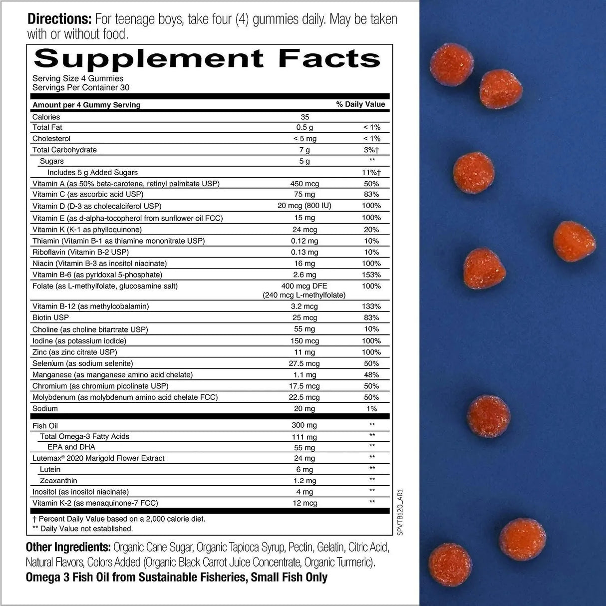 SMARTYPANTS - SmartyPants Teen Guy Formula Daily Multivitamin 120 Gomitas - The Red Vitamin MX - Suplementos Alimenticios - {{ shop.shopifyCountryName }}