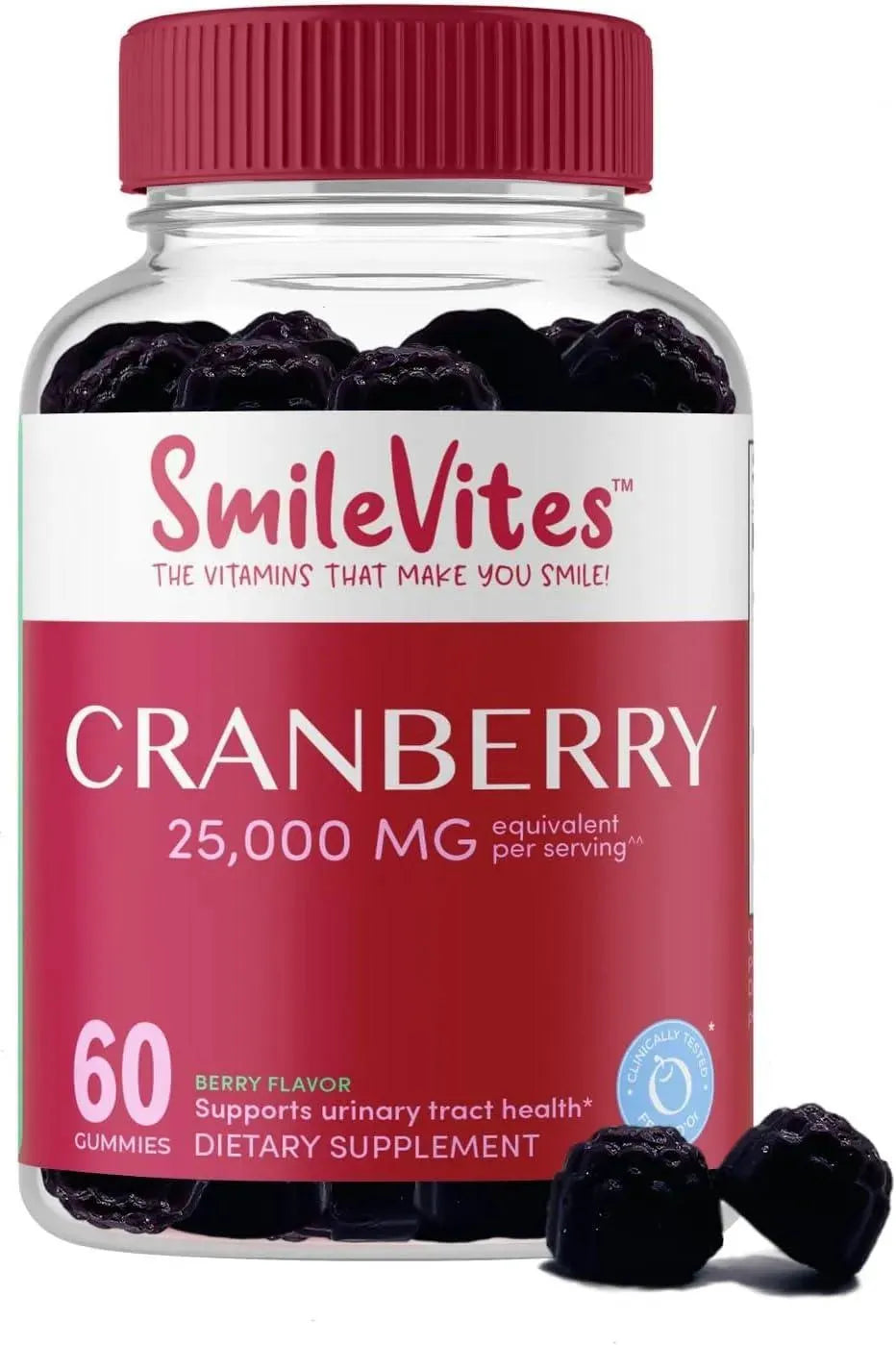 SMILEVITES - SmileVites Cranberry Gummies 25,000Mg. 60 Gomitas - The Red Vitamin MX - Suplementos Alimenticios - {{ shop.shopifyCountryName }}