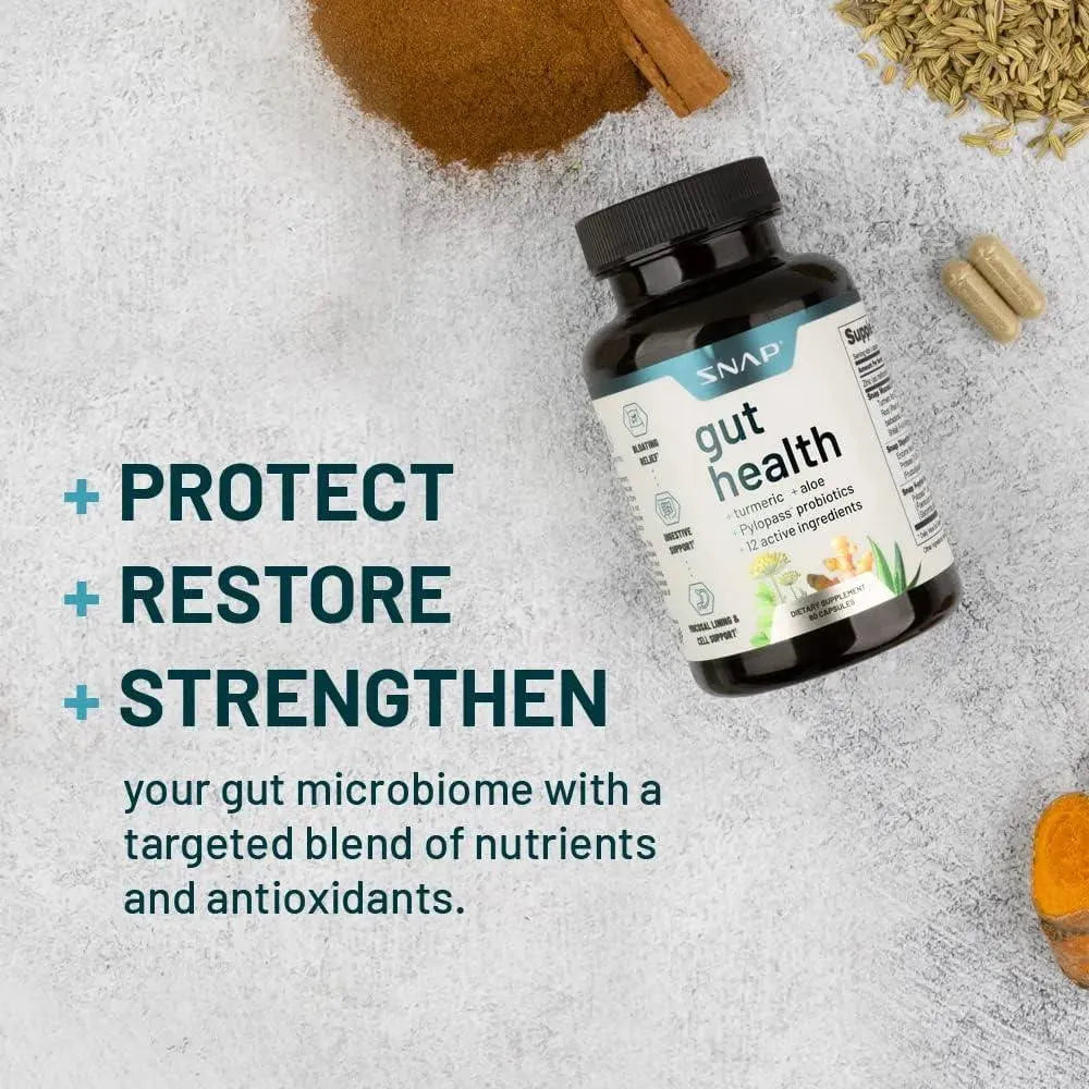SNAP - Snap Supplements Gut Health 60 Capsulas - The Red Vitamin MX - Suplementos Alimenticios - {{ shop.shopifyCountryName }}