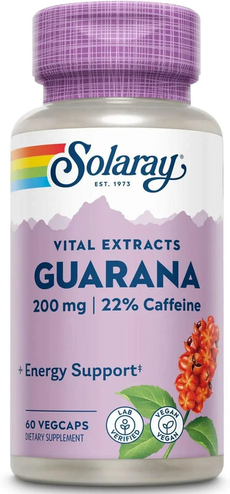 SOLARAY - LARAY Guarana Seed Extract 300Mg. 60 Capsulas - The Red Vitamin MX - Suplementos Alimenticios - {{ shop.shopifyCountryName }}